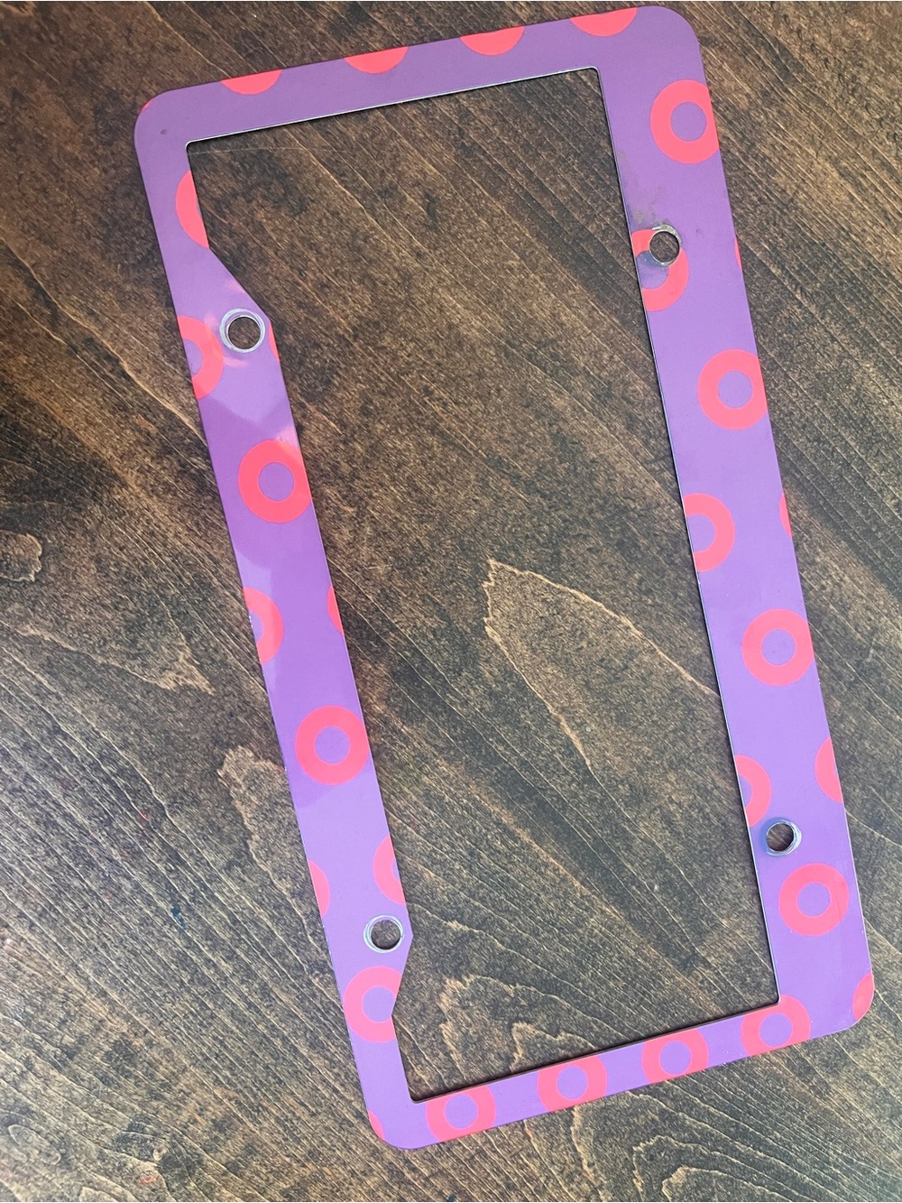 Phish license plate frame